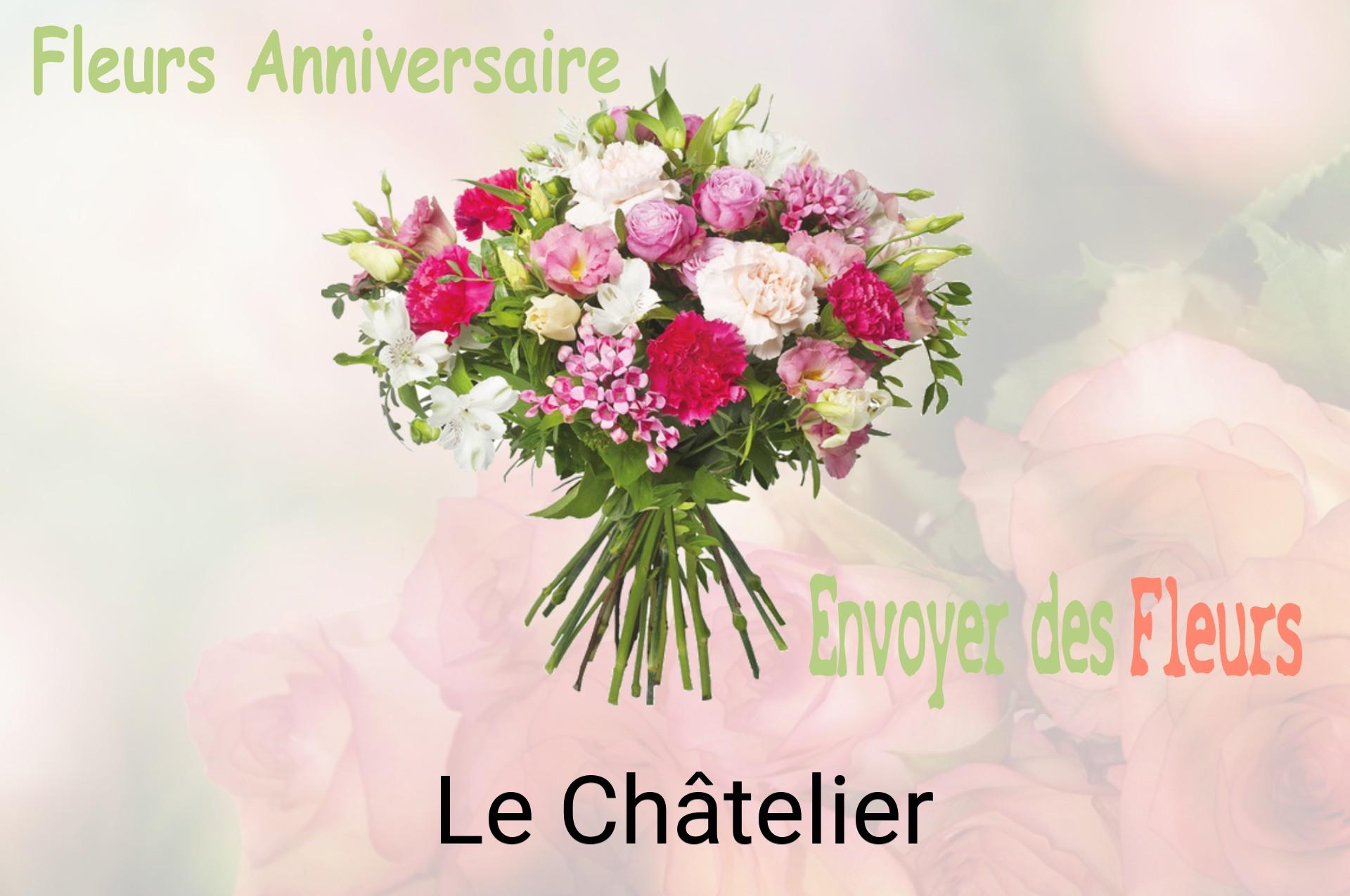 Bouquet de fleurs d’anniversaire livré à Le Châtelier