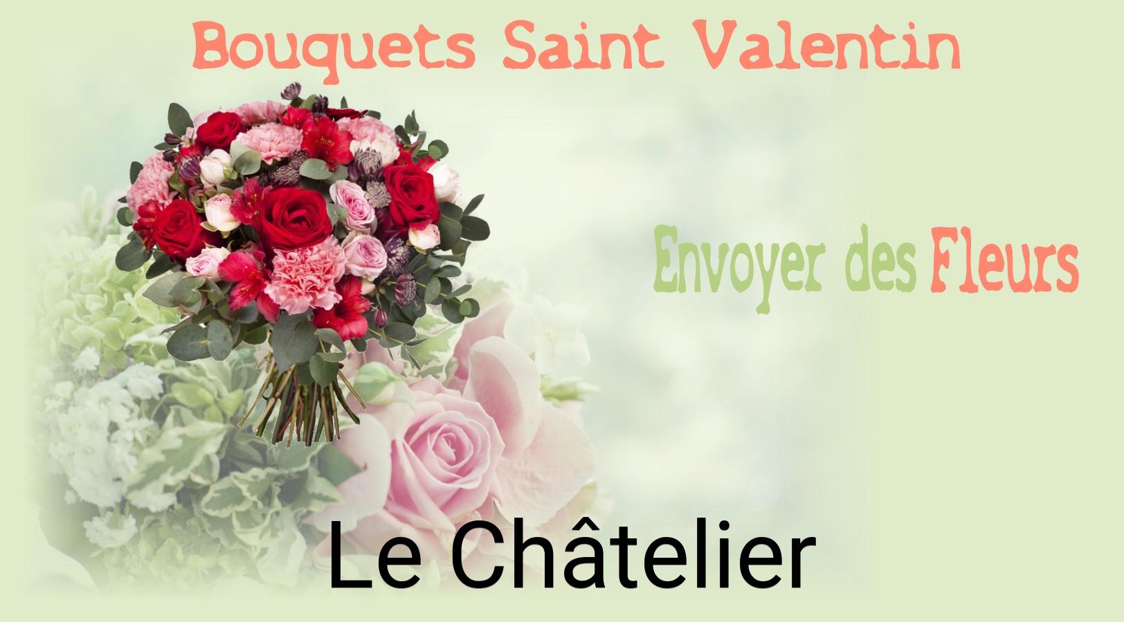 Roses de Saint-Valentin livrées à Le Châtelier
